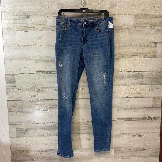 Jeans Skinny By White House Black Market In Blue Denim, Size: 8