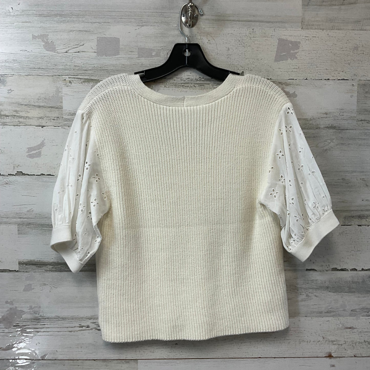 Sweater By Ann Taylor In White, Size: Xs