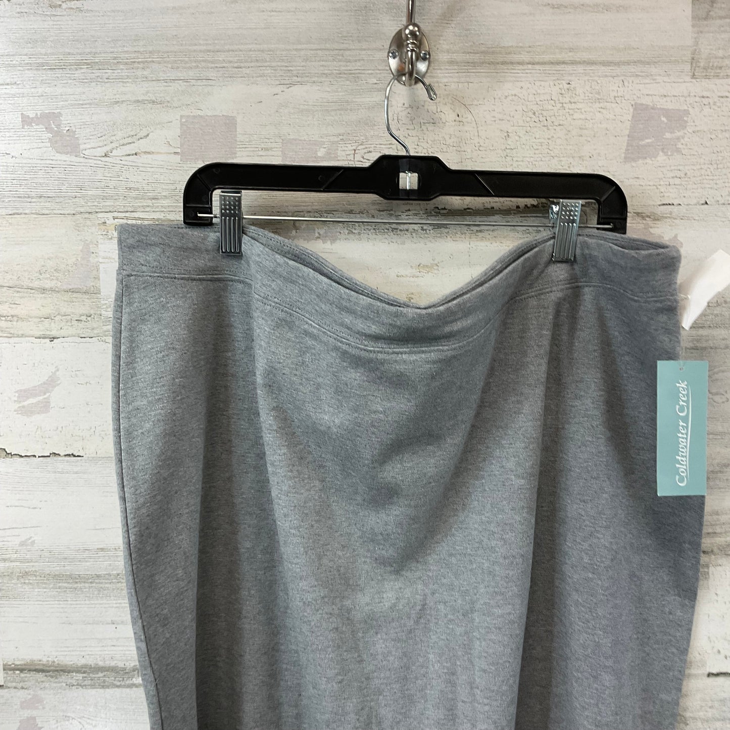 Skirt Maxi By Coldwater Creek In Grey, Size: 2x