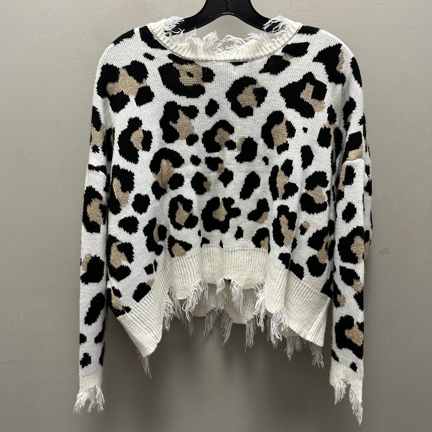 Sweater By JUST POLLY In Animal Print, Size: L