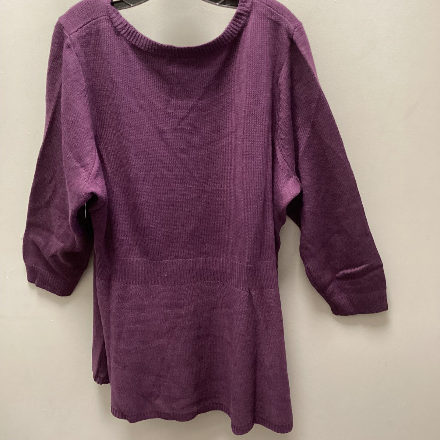 Sweater By Lane Bryant In Purple, Size: 3x