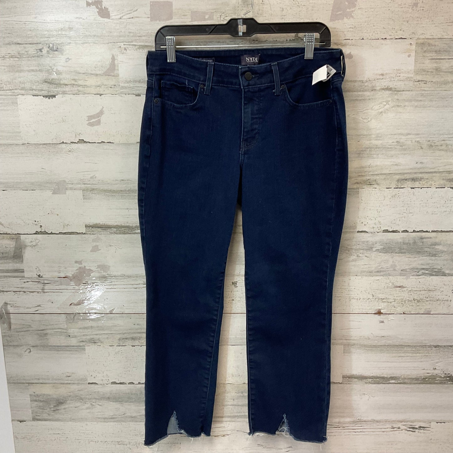 Jeans Straight By Not Your Daughters Jeans In Blue Denim, Size: 10p