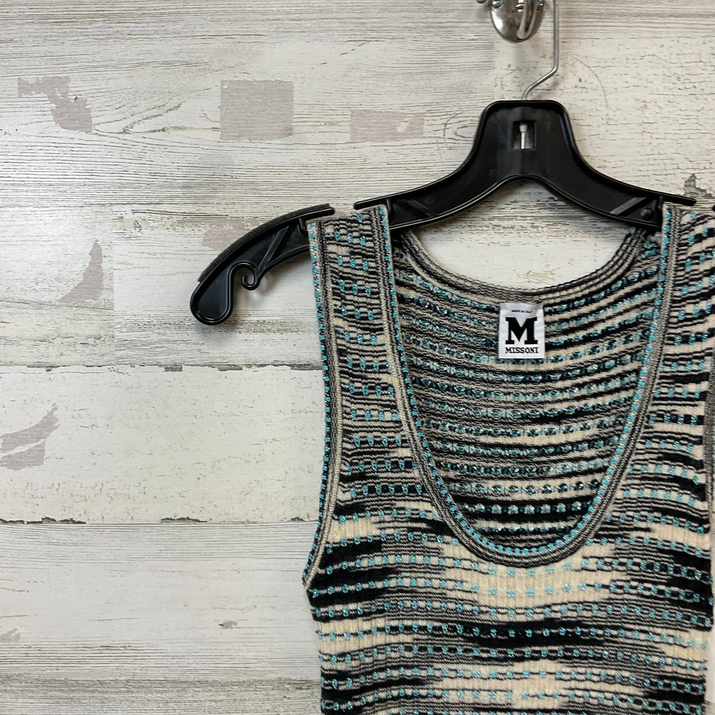 Top Sleeveless Basic By Missoni In Blue, Size: M