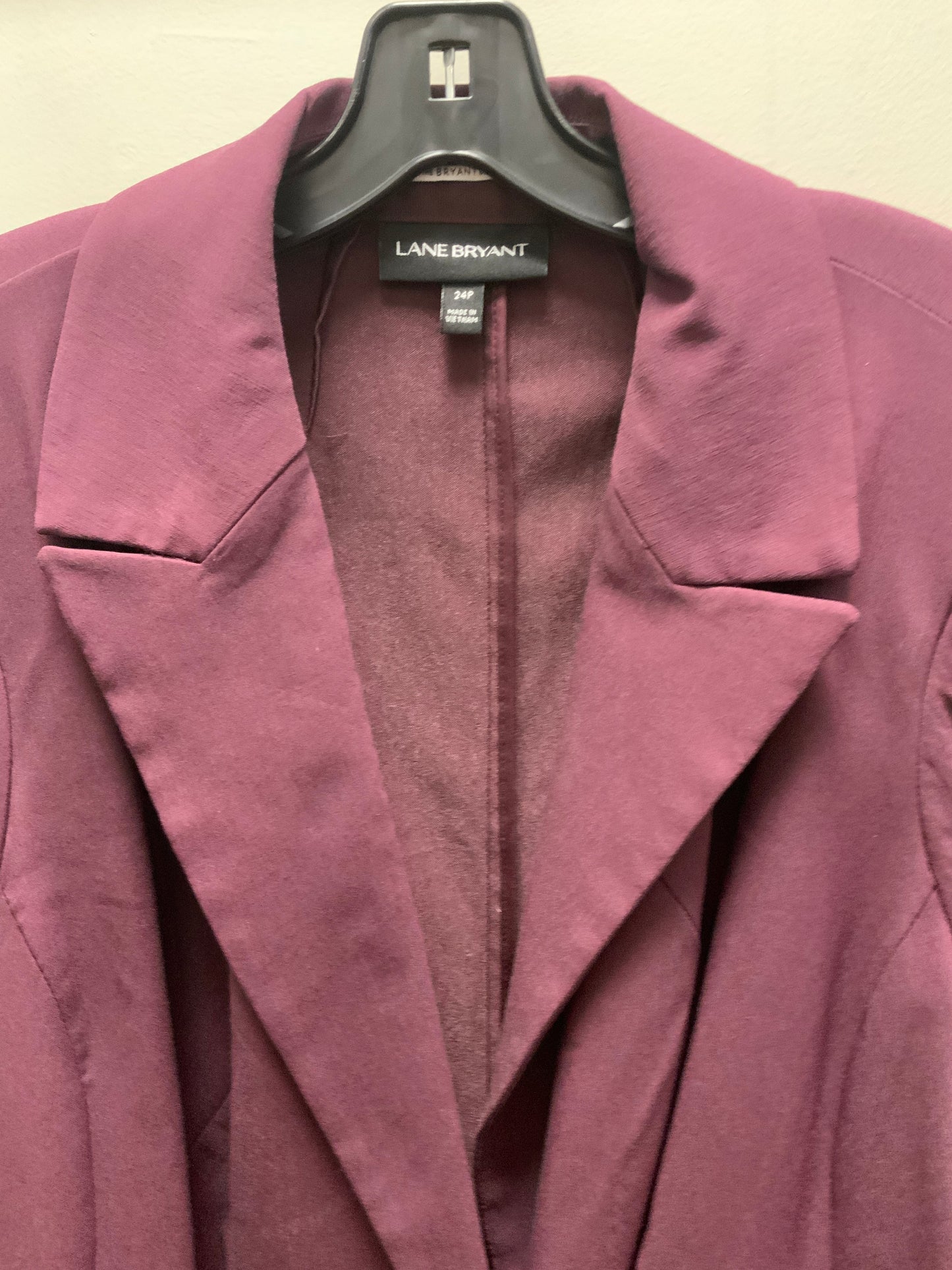 Blazer By Lane Bryant In Purple, Size: 3x