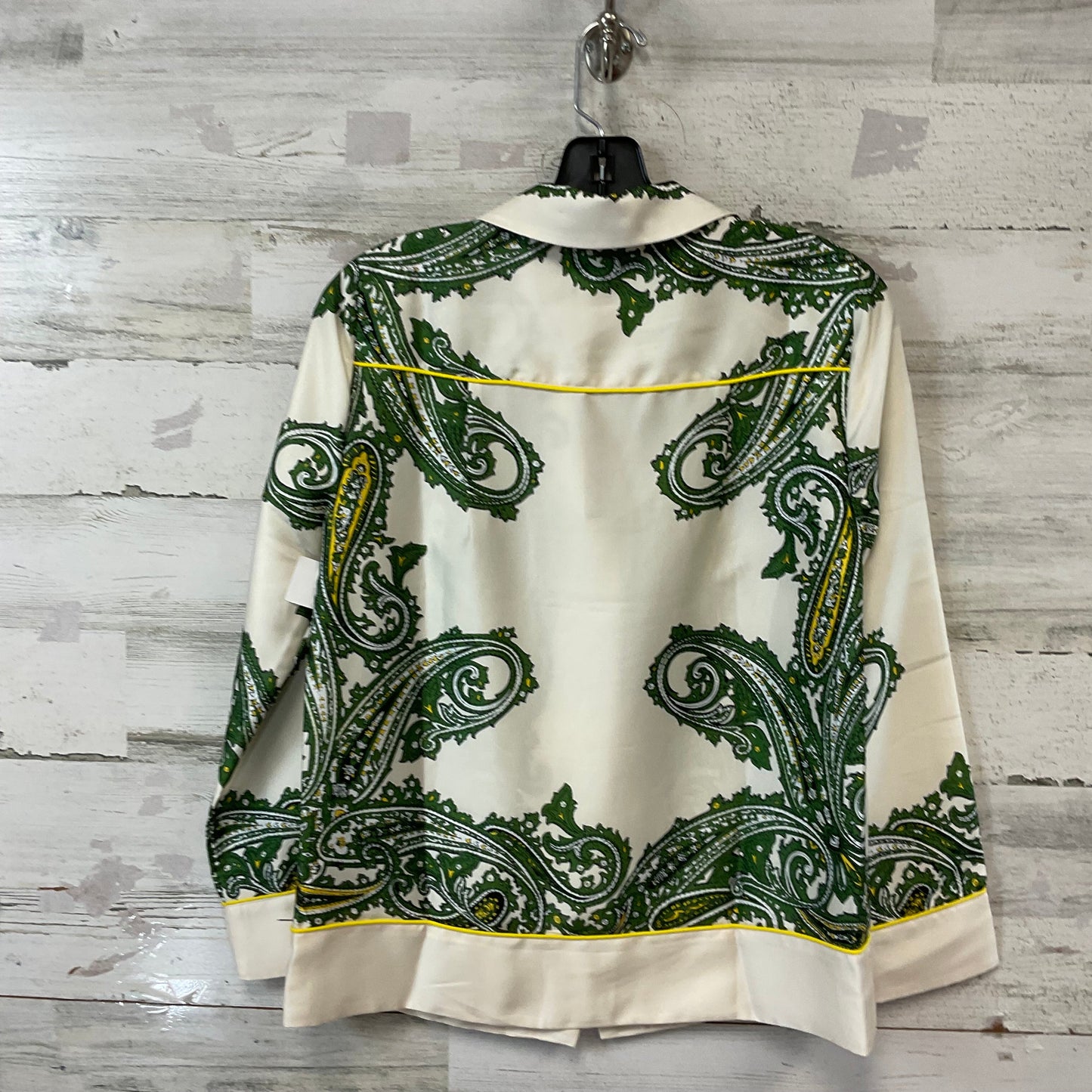 Blouse Long Sleeve By J. Crew In Cream, Size: Xxs