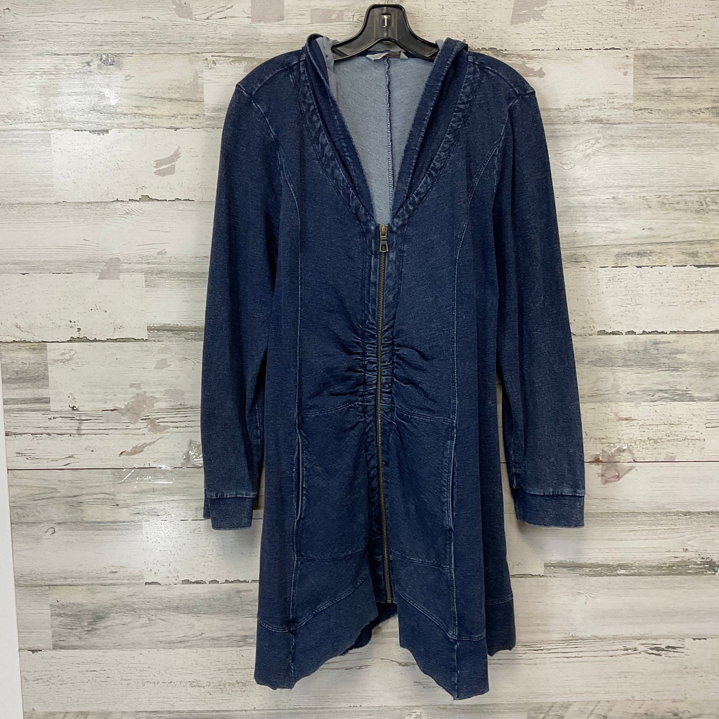 Jacket Denim By Soft Surroundings In Blue Denim, Size: L