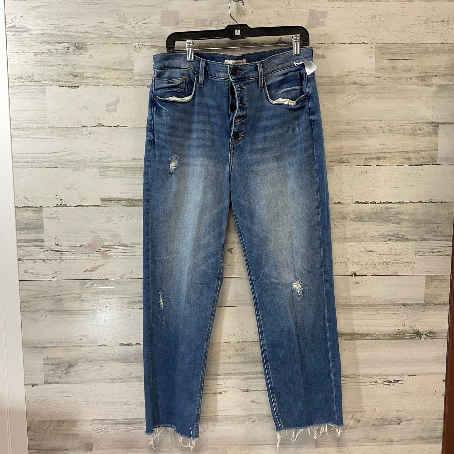 Jeans Straight By Weatherly In Blue Denim, Size: 12