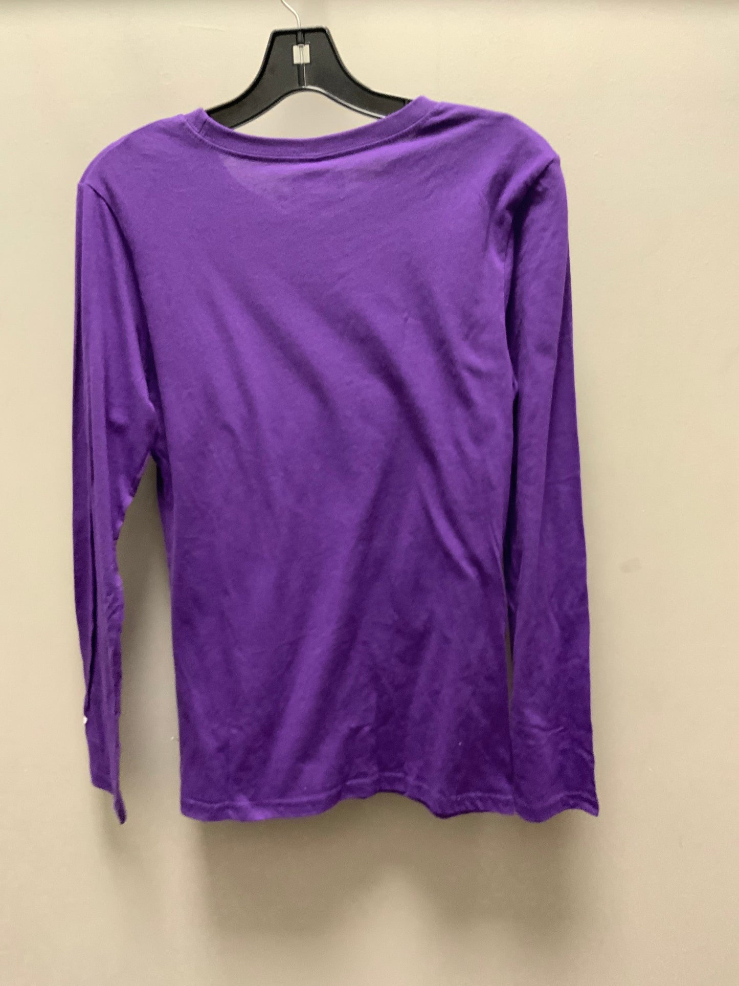 Top Long Sleeve By Soffe In Purple, Size: L