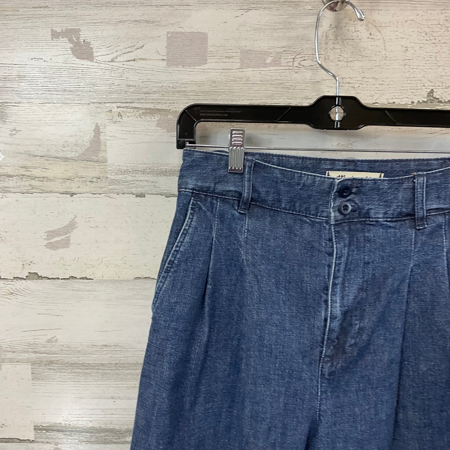 Jeans Cropped By Madewell In Blue Denim, Size: 4