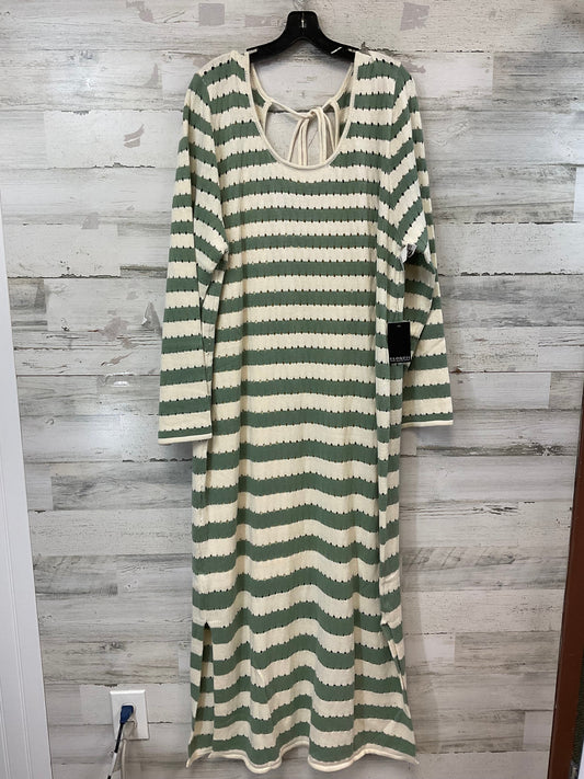 Dress Casual Maxi By Eloquii In Green, Size: 3x