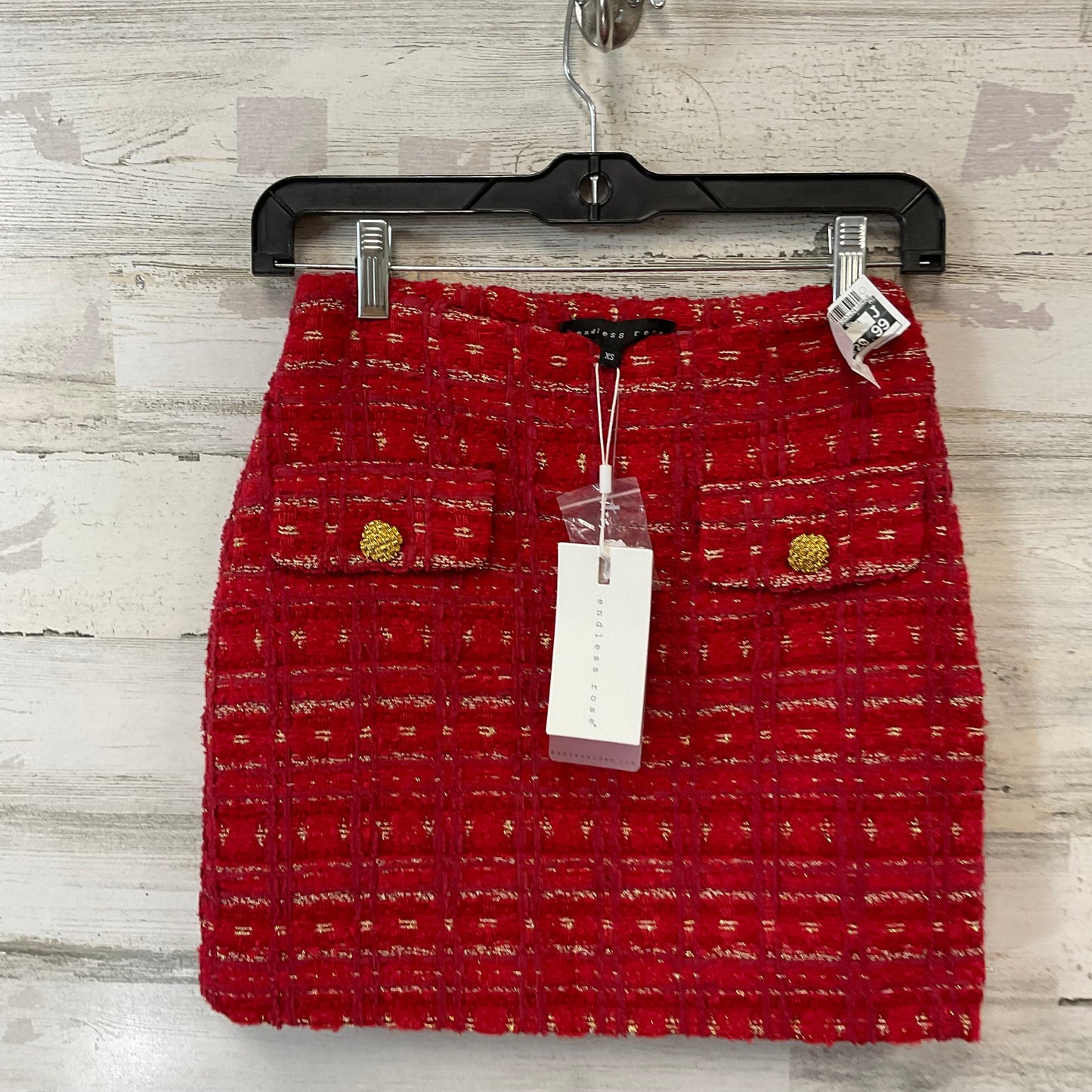 Skirt Mini & Short By Endless Rose In Red, Size: Xs