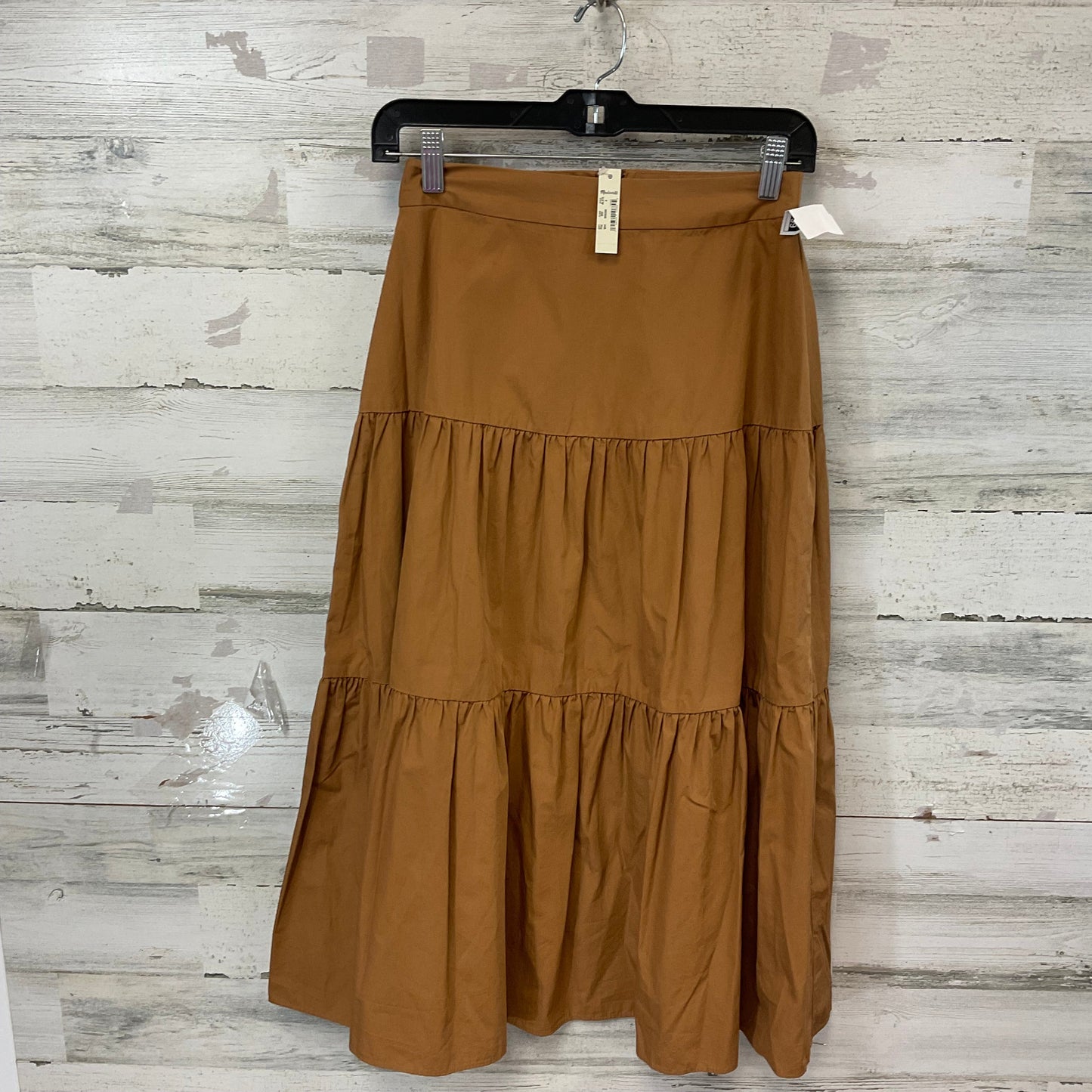 Skirt Midi By Madewell In Brown, Size: 4