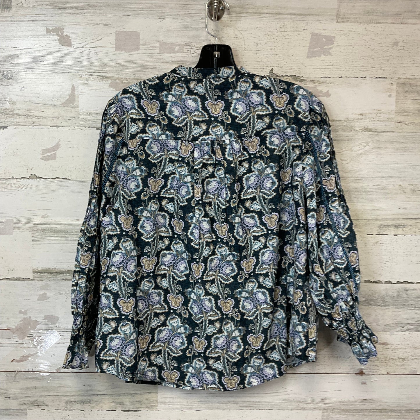 Top Long Sleeve By Anthropologie In Blue, Size: S