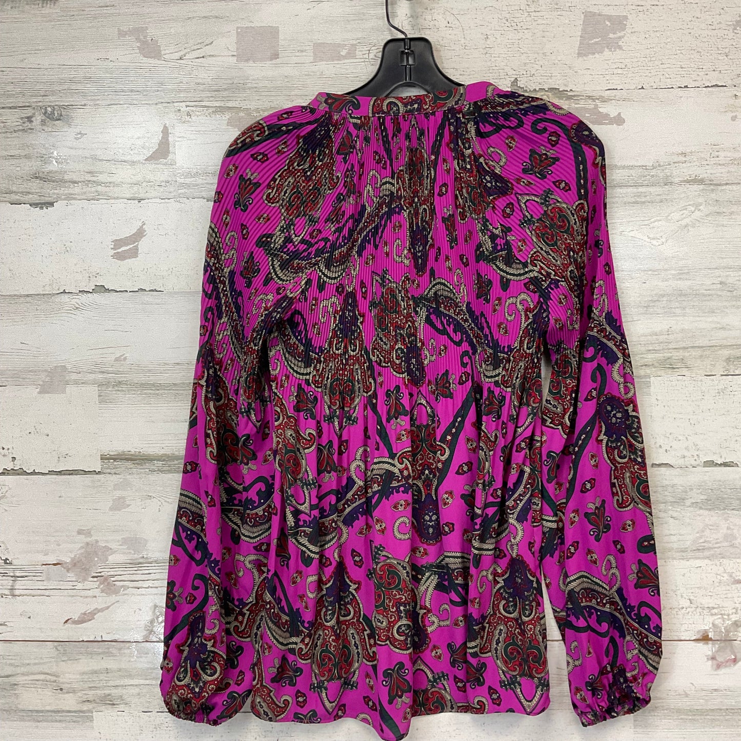 Top Long Sleeve By Lauren By Ralph Lauren In Purple, Size: M