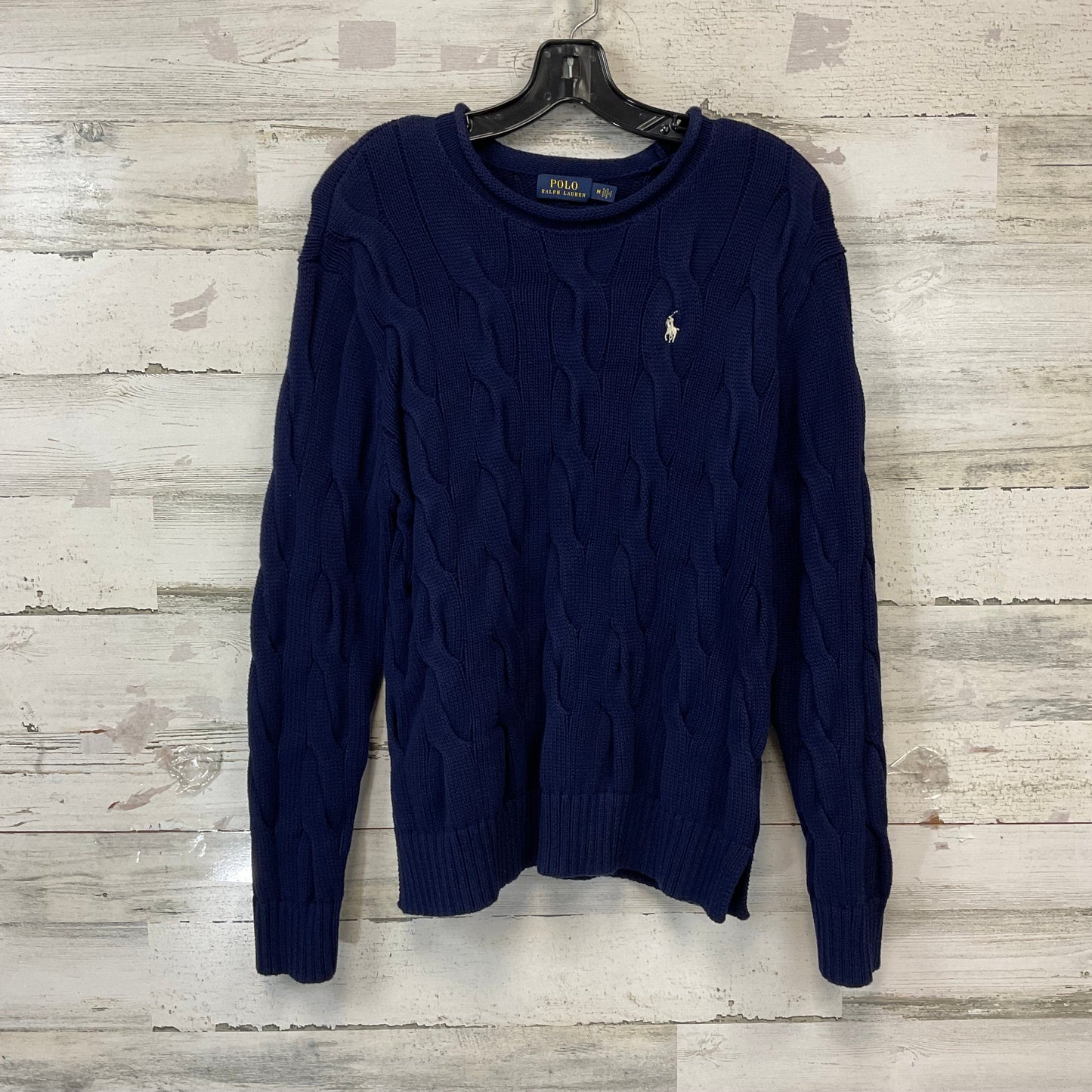 Sweater By Polo Ralph Lauren In Blue, Size: M