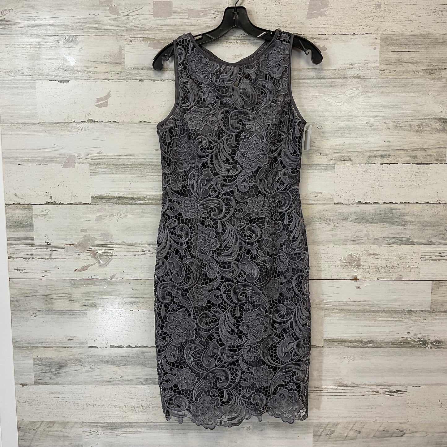 Dress Party Short By Adrianna Papell In Grey, Size: S