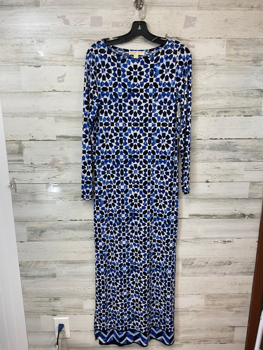 Dress Casual Maxi By Michael By Michael Kors In Blue, Size: S