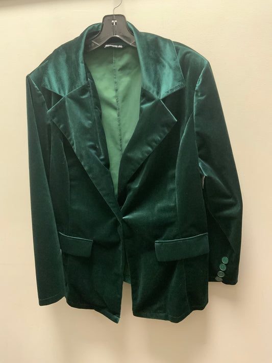 Blazer By Clothes Mentor In Green, Size: 2x