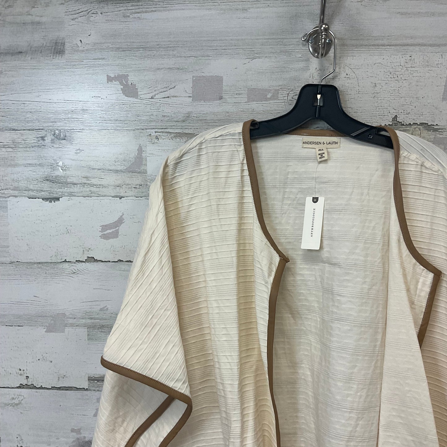 Shawl By Anthropologie In Cream, Size: Osfm