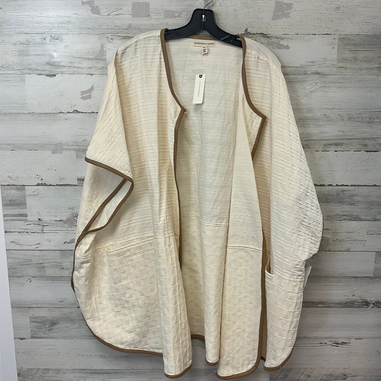 Shawl By Anthropologie In Cream, Size: Osfm