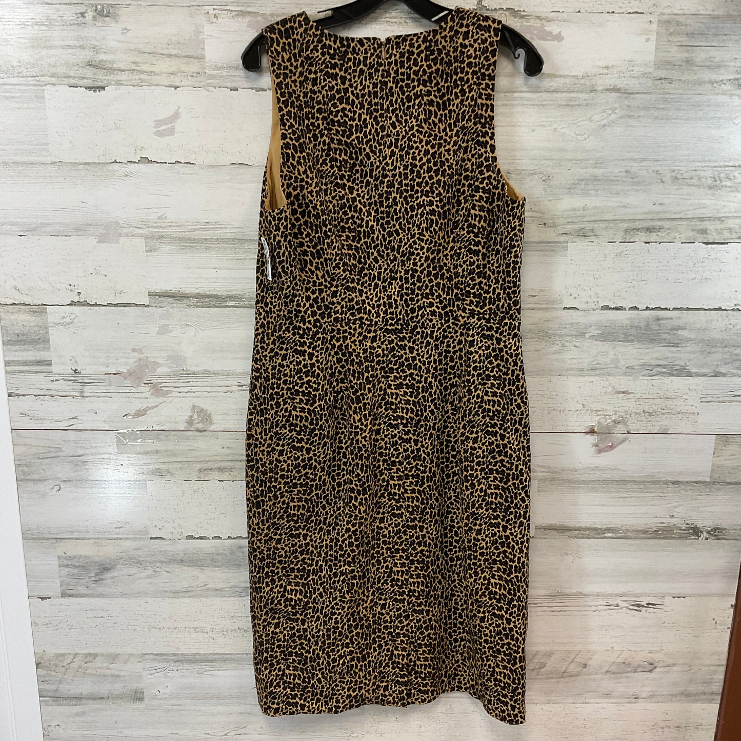 Dress Casual Midi By J. Crew In Animal Print, Size: M