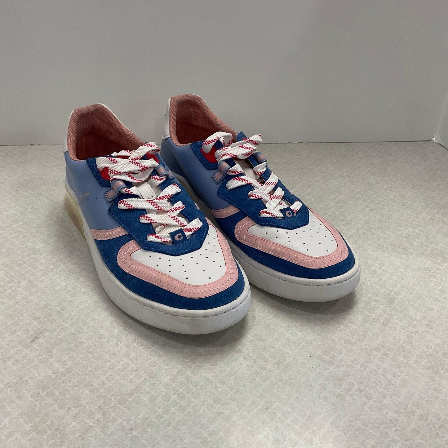 Shoes Sneakers By Coach In Blue, Size: 8.5