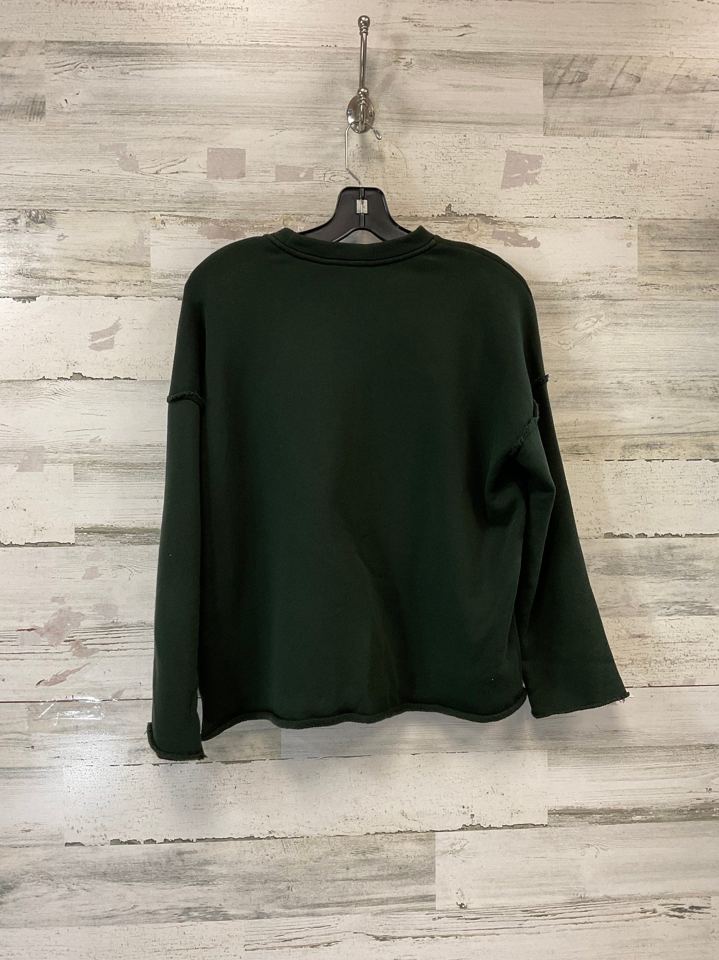 Top Long Sleeve By Eileen Fisher In Green, Size: Xsp