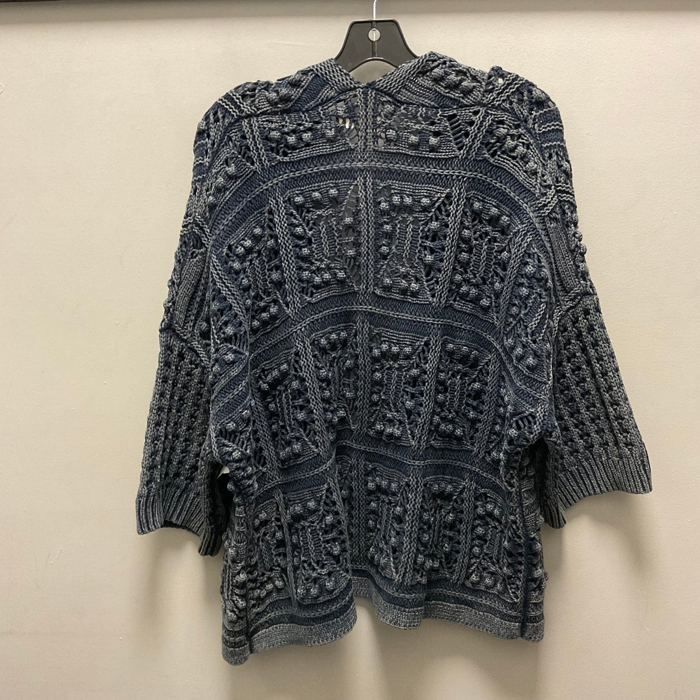 Sweater Cardigan By Lucky Brand In Blue, Size: S