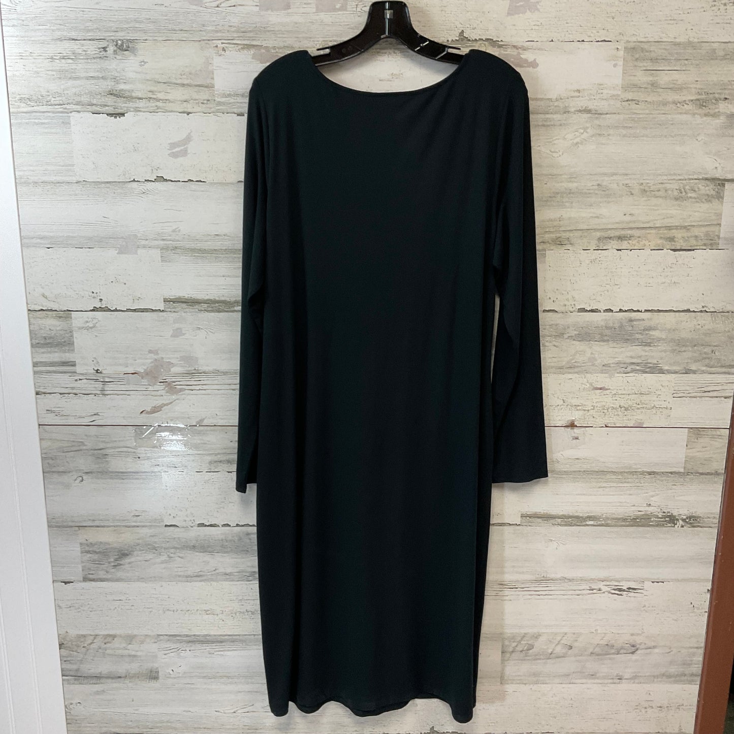 Dress Casual Midi By J. Jill In Black, Size: L