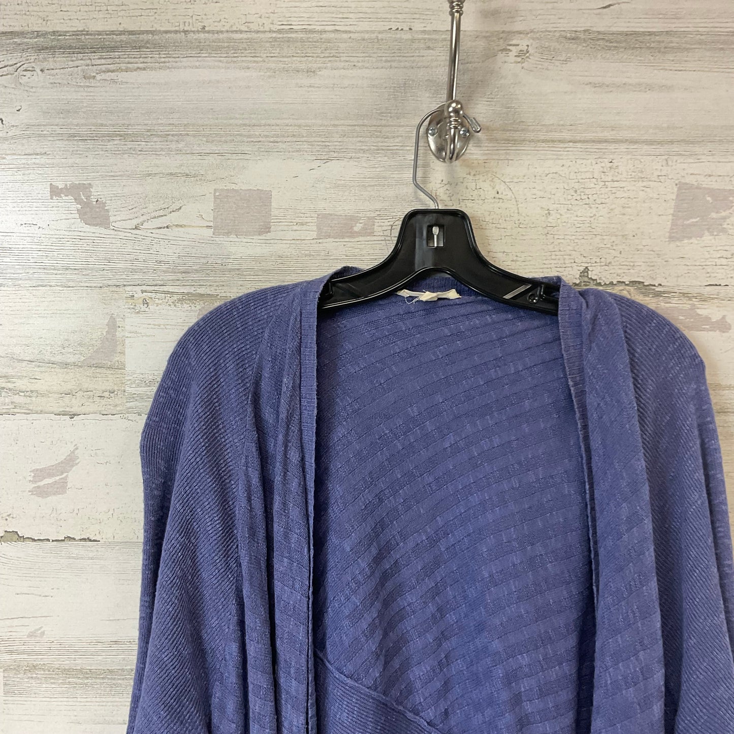 Sweater Cardigan By Eileen Fisher In Blue, Size: 1x