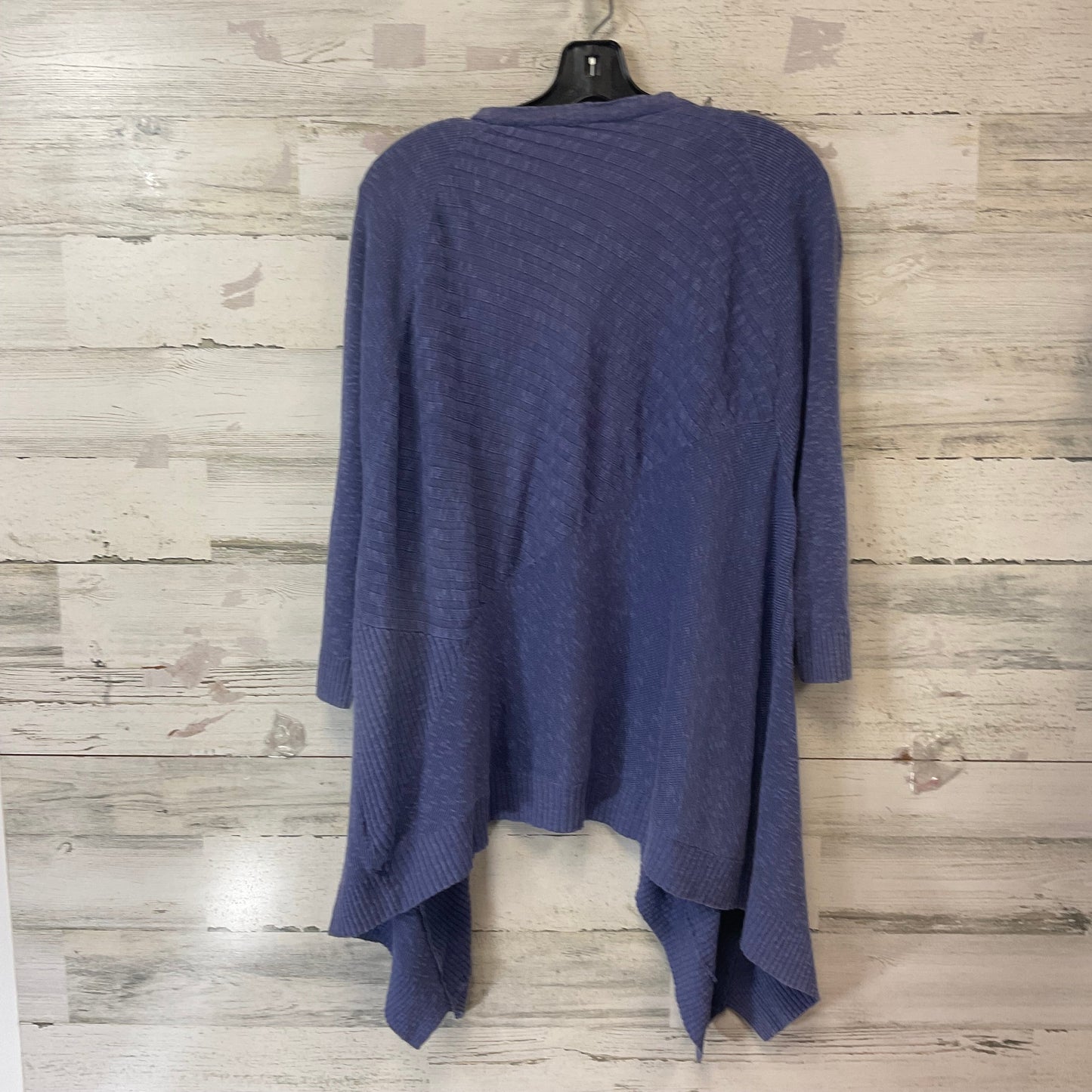 Sweater Cardigan By Eileen Fisher In Blue, Size: 1x