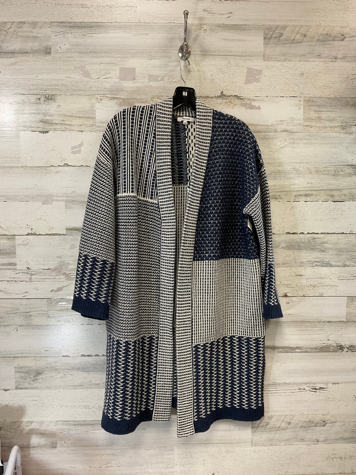 Sweater Cardigan By Madewell In Blue, Size: S