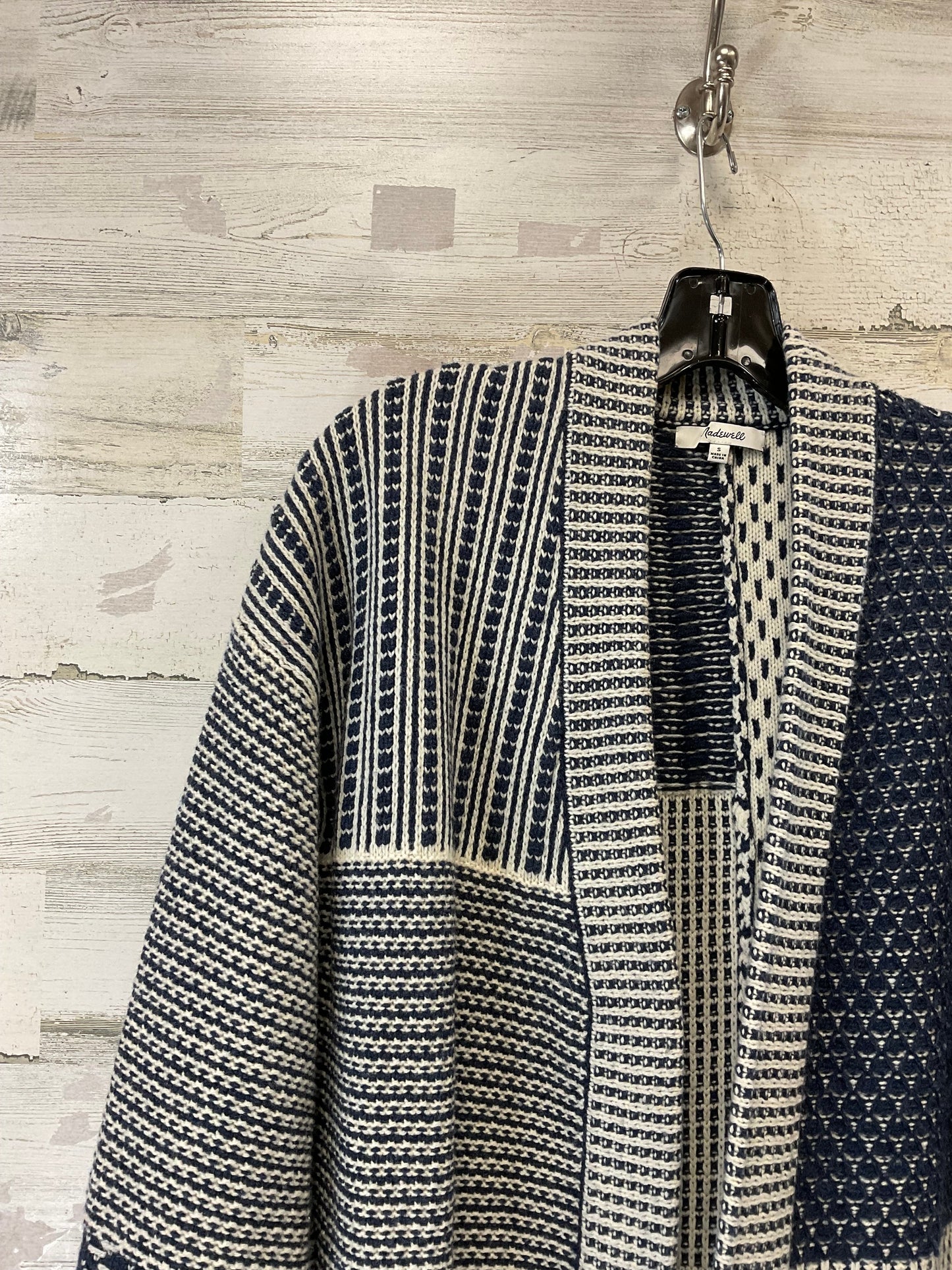 Sweater Cardigan By Madewell In Blue, Size: S