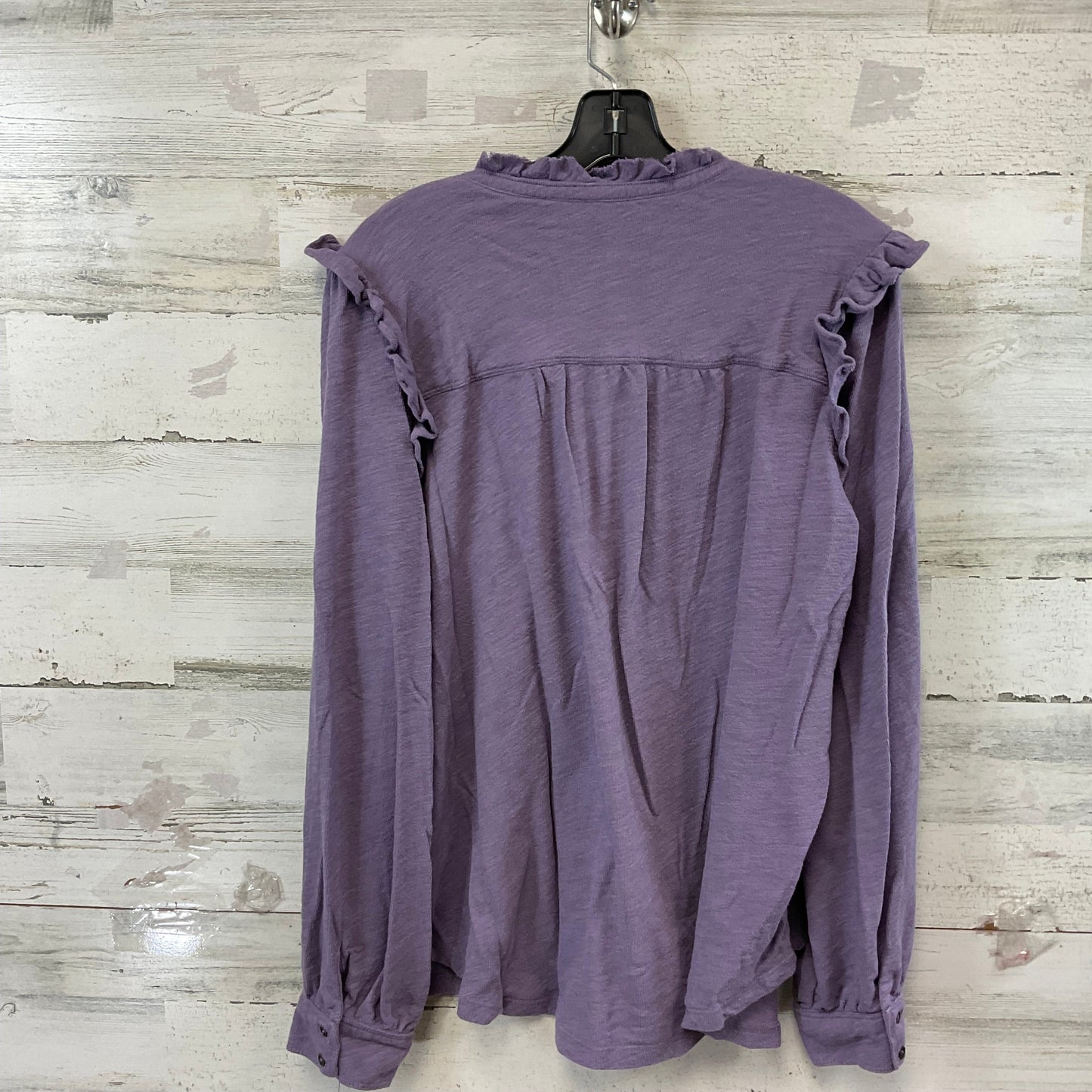 Top Long Sleeve By Pilcro In Purple, Size: Xl