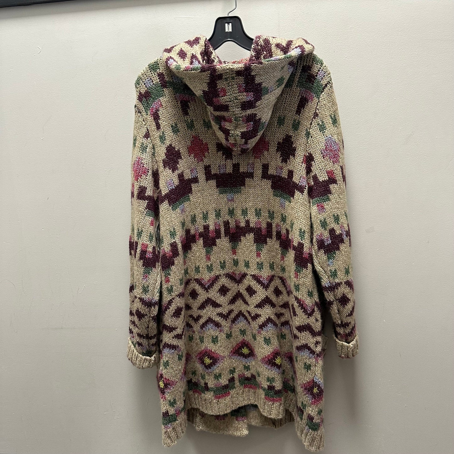 Sweater Cardigan By J. Jill In Tan, Size: L