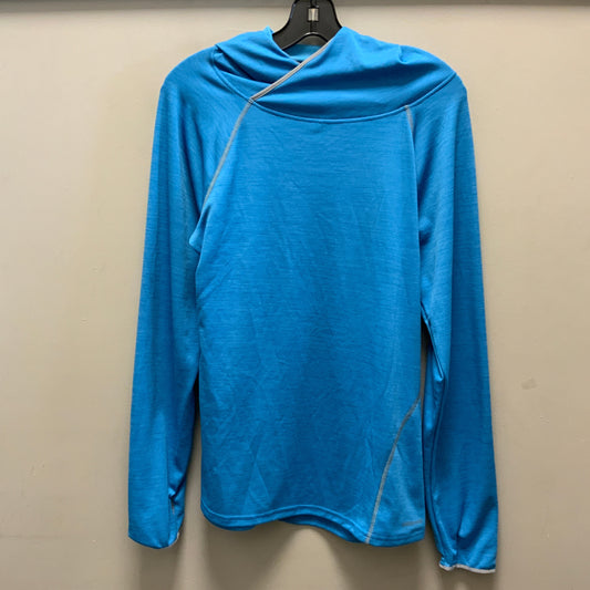 Athletic Top Long Sleeve Hoodie By Patagonia In Bronze, Size: L