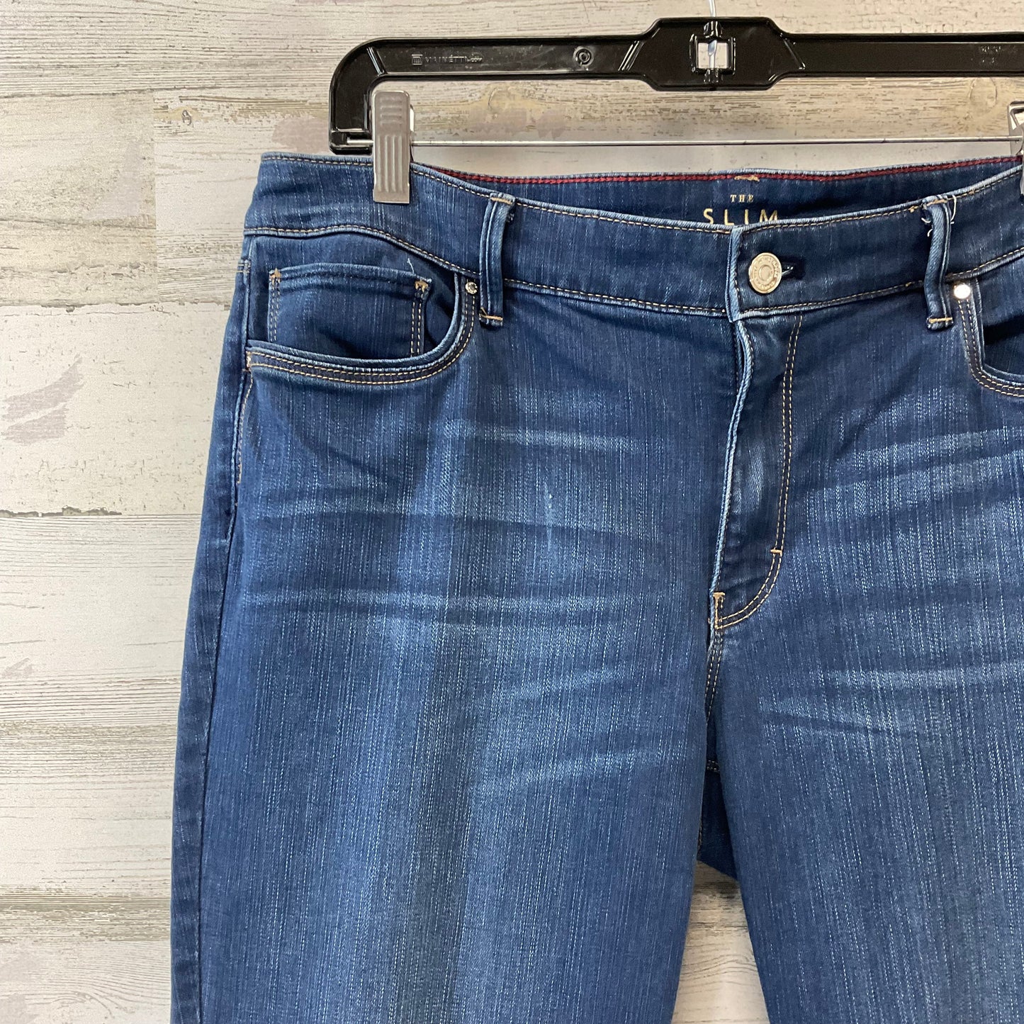 Jeans Cropped By White House Black Market In Blue Denim, Size: 12