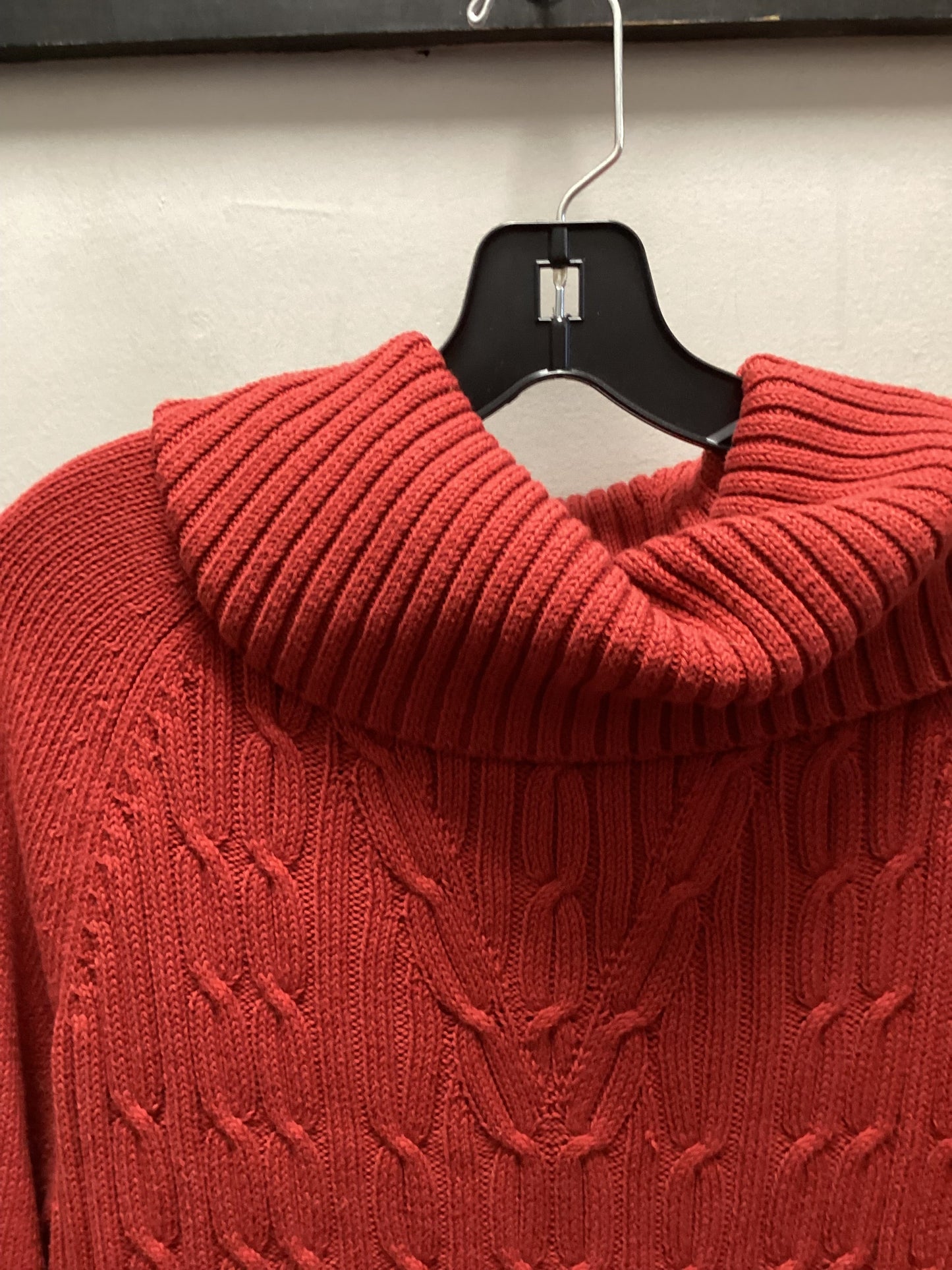 Sweater By Talbots In Red, Size: L