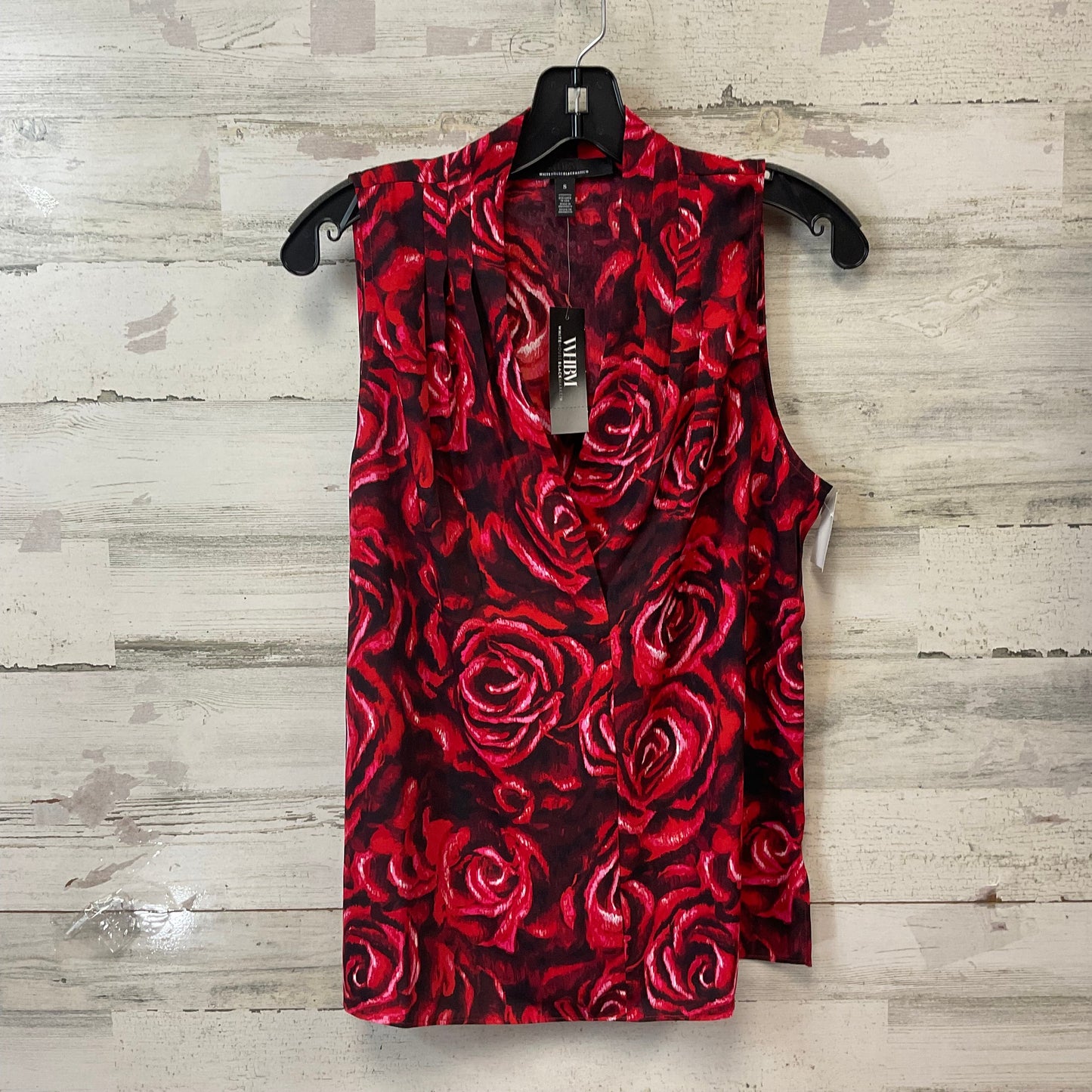 Top Sleeveless By White House Black Market In Red, Size: S