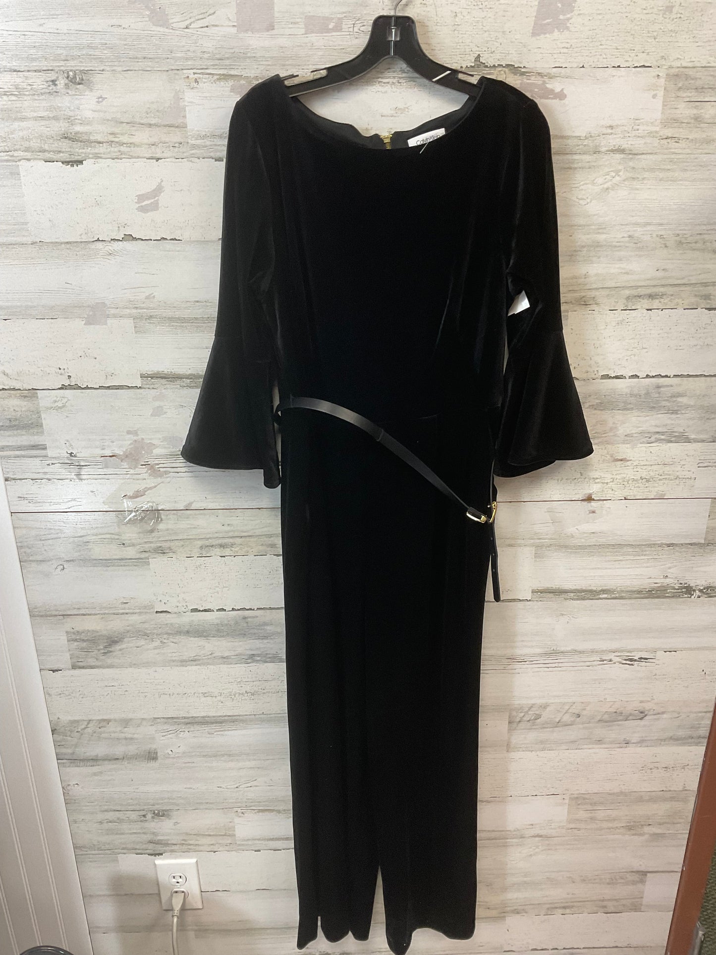 Jumpsuit By Calvin Klein In Black, Size: L