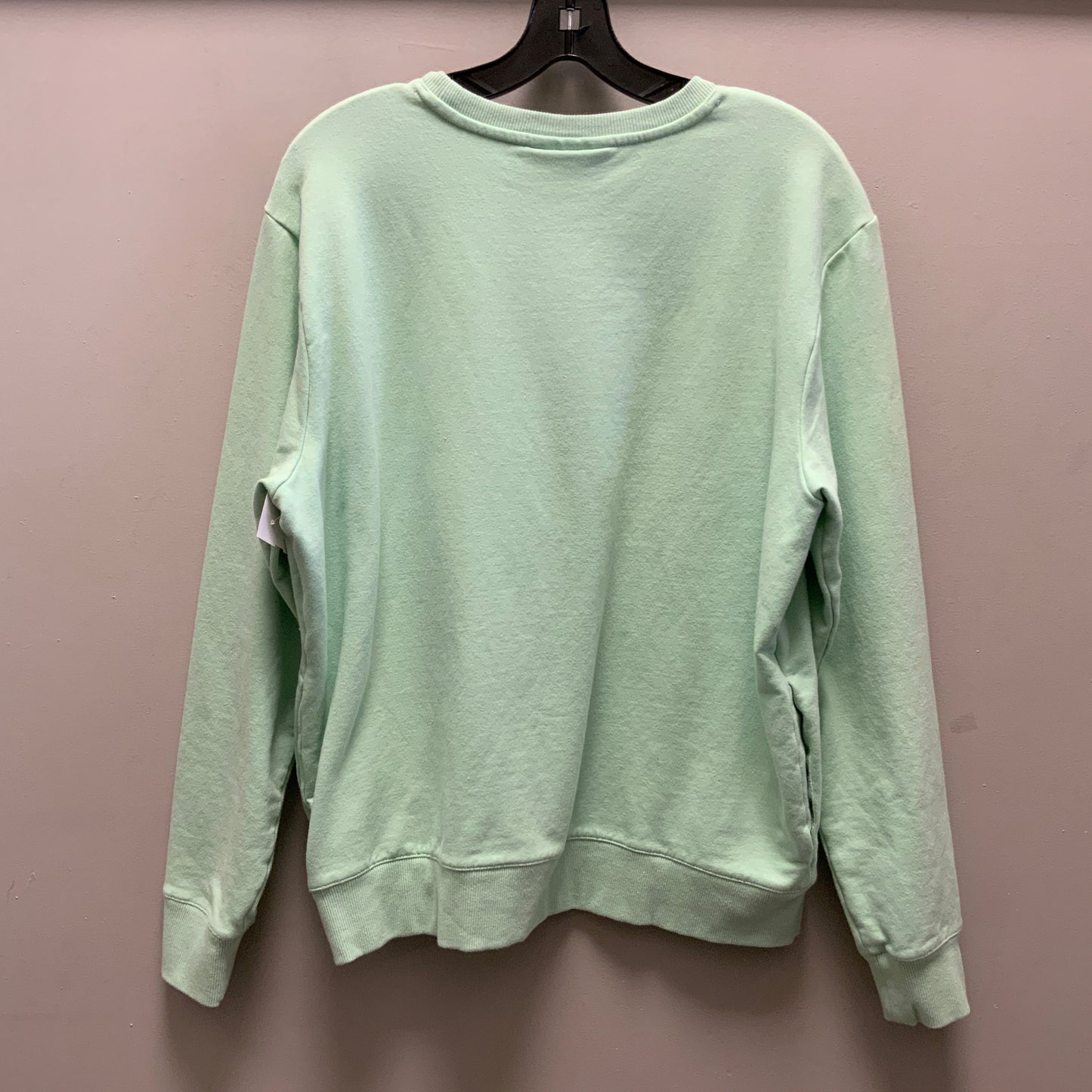 Athletic Top Long Sleeve Crewneck By Fila In Green, Size: L