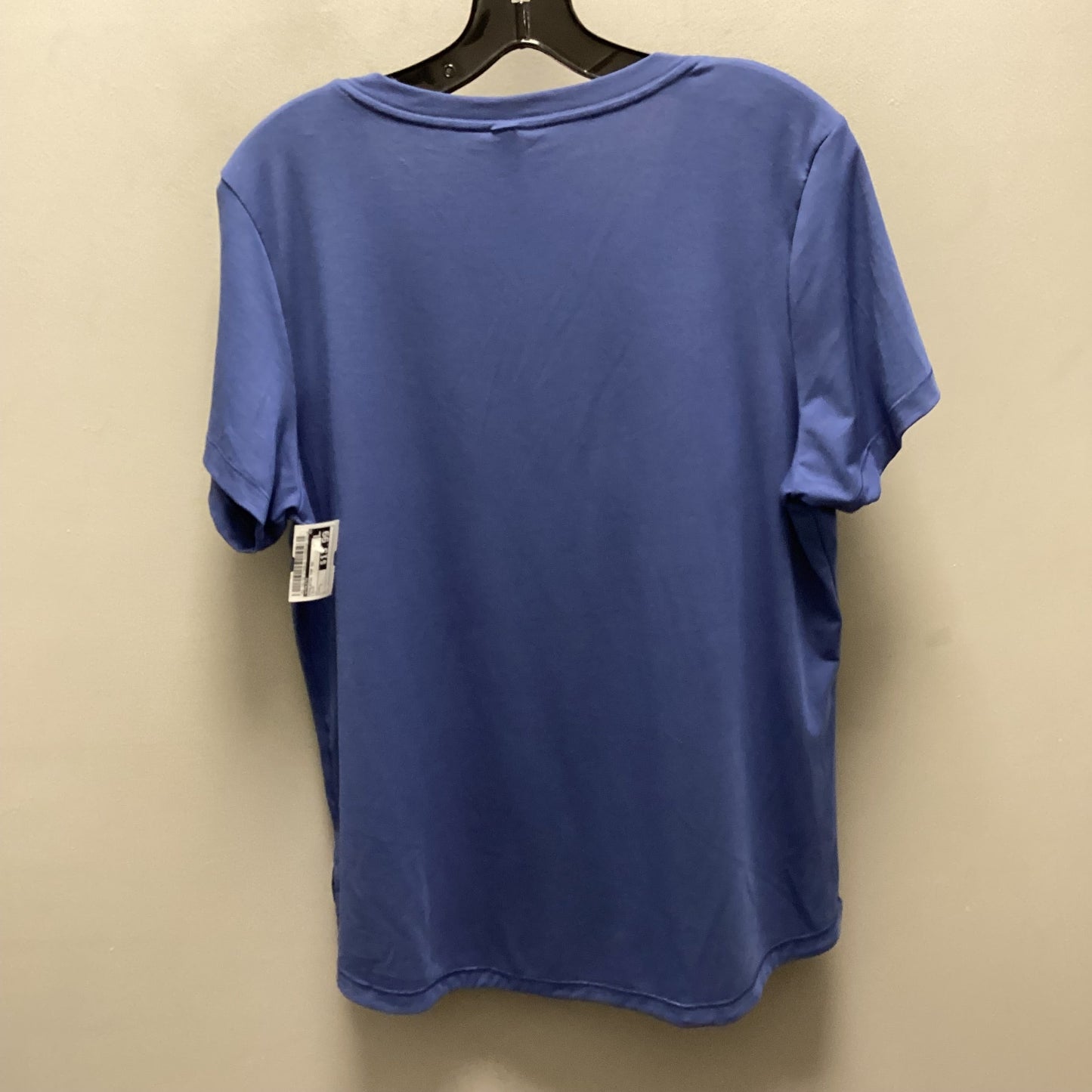 Athletic Top Short Sleeve By Athleta In Blue, Size: L