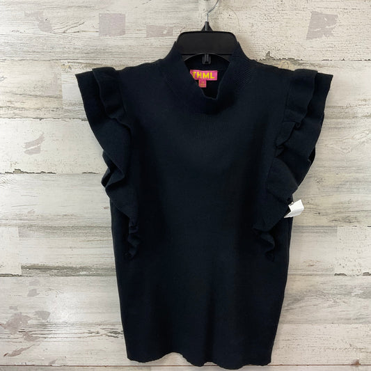 Sweater Short Sleeve By Thml In Black, Size: Xs