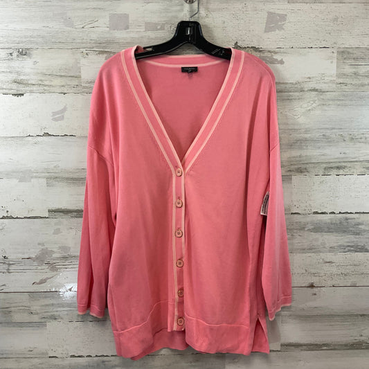 Cardigan By Talbots In Pink, Size: 1x