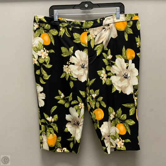 Shorts By Isaac Mizrahi Live Qvc In Black, Size: 20