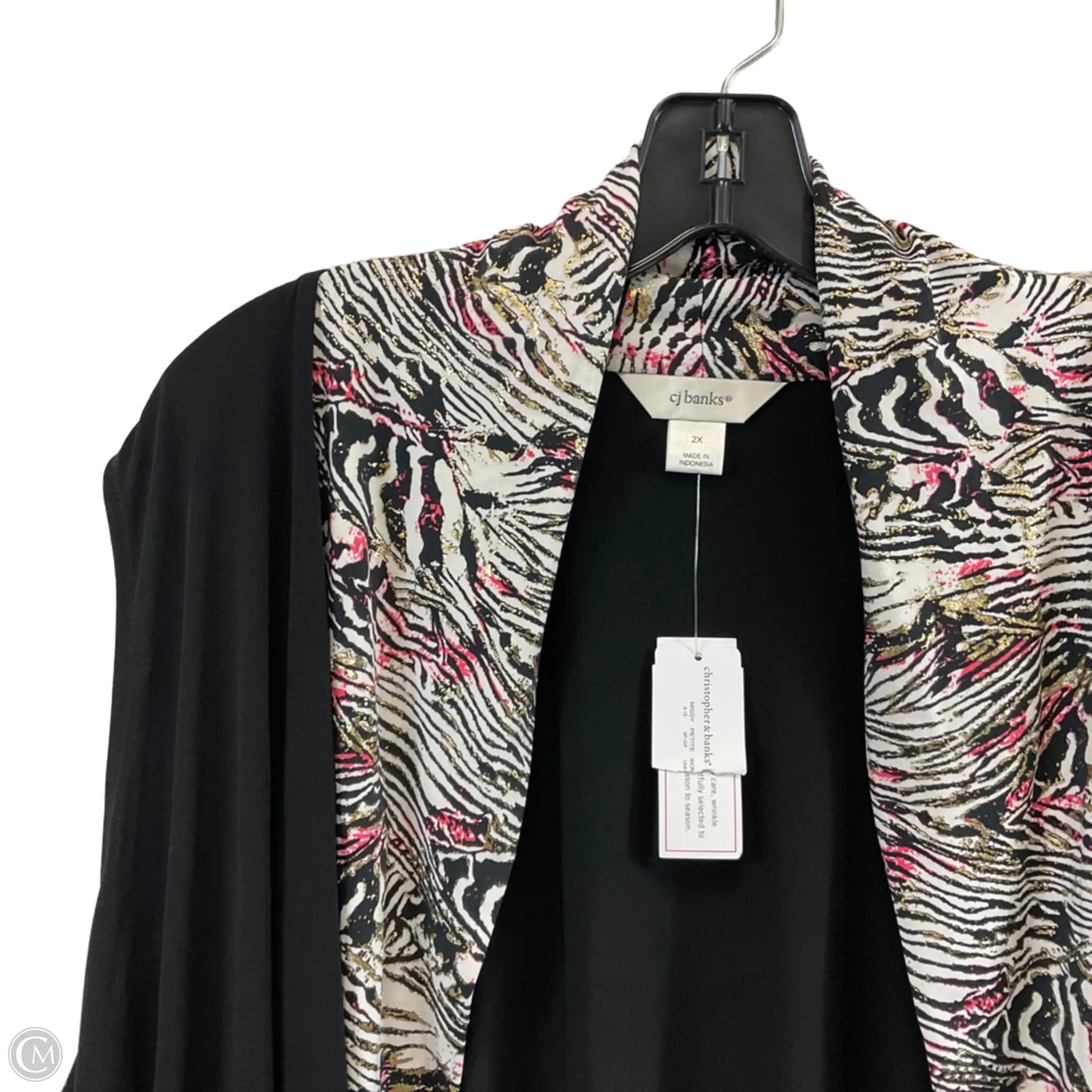 Vest Other By Cj Banks In Black, Size: 2x