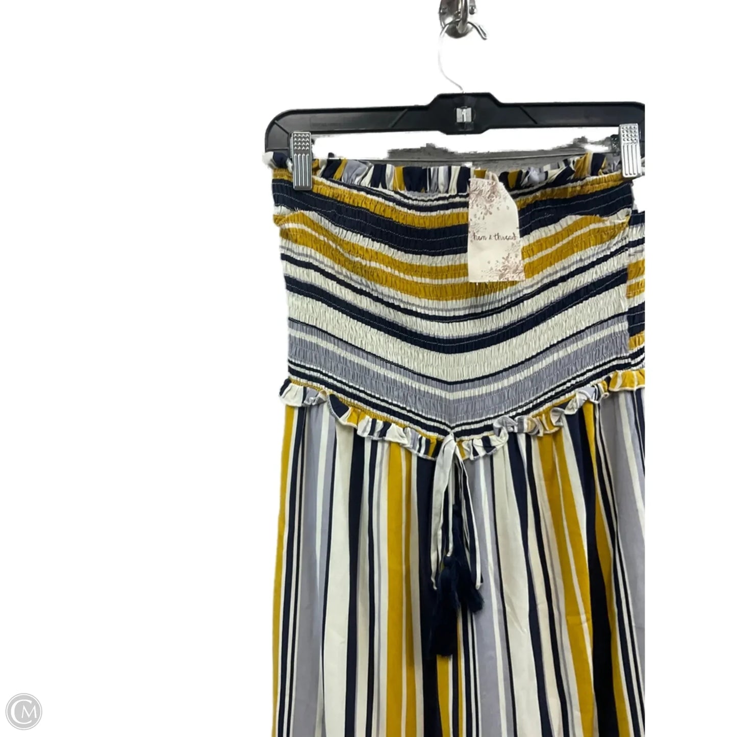 Jumpsuit By Hem & Thread In Blue & Yellow, Size: M