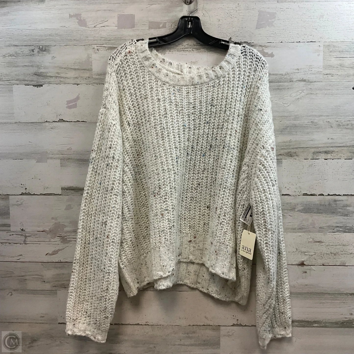 Sweater By Ana In Cream, Size: 2x