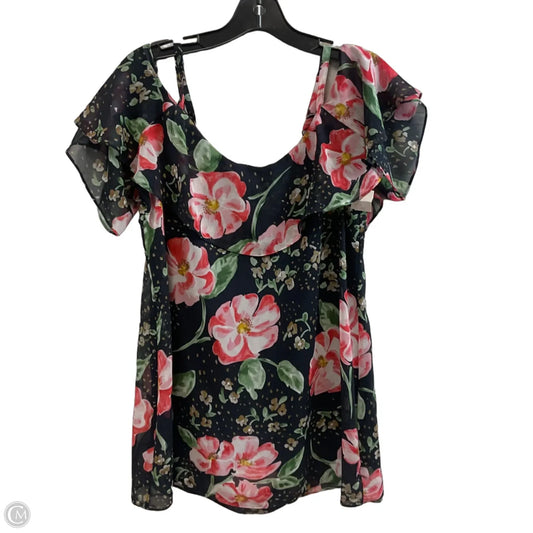 Blouse Sleeveless By Cabi In Blue, Size: S