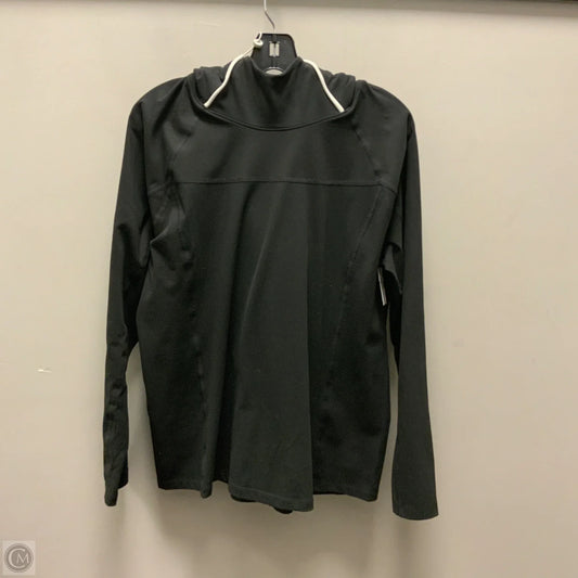 Athletic Top Long Sleeve Hoodie By Fila In Black, Size: Xl